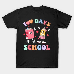 100 Days Of Loving School Teacher Boys Girls 100Th Day T-Shirt